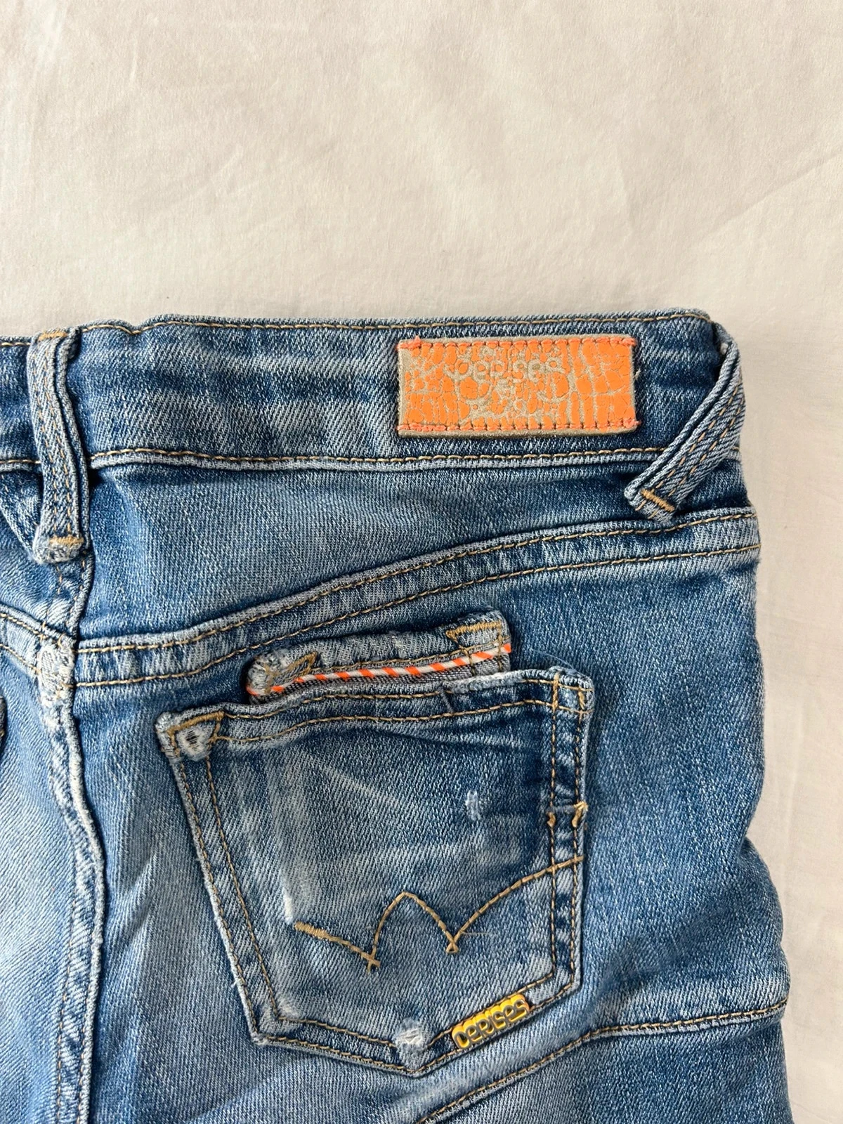 Vintage denim shorts Le Temps des Cerises – photo 11